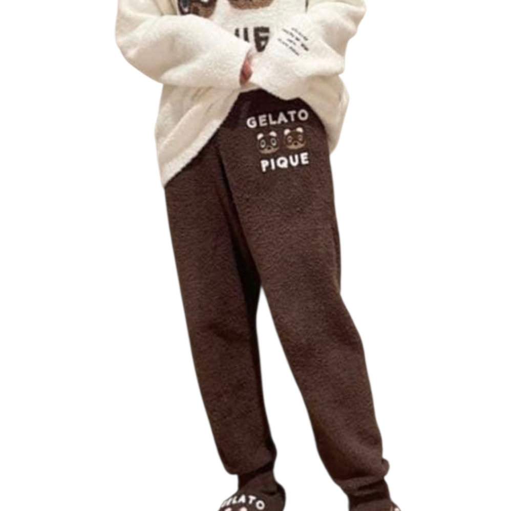 GELATO PIQUE x Animal Crossing Nintendo Timmy and‎ Tommy fuzzy jogger pants